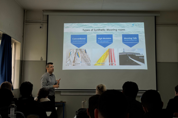 training session for safe mooring