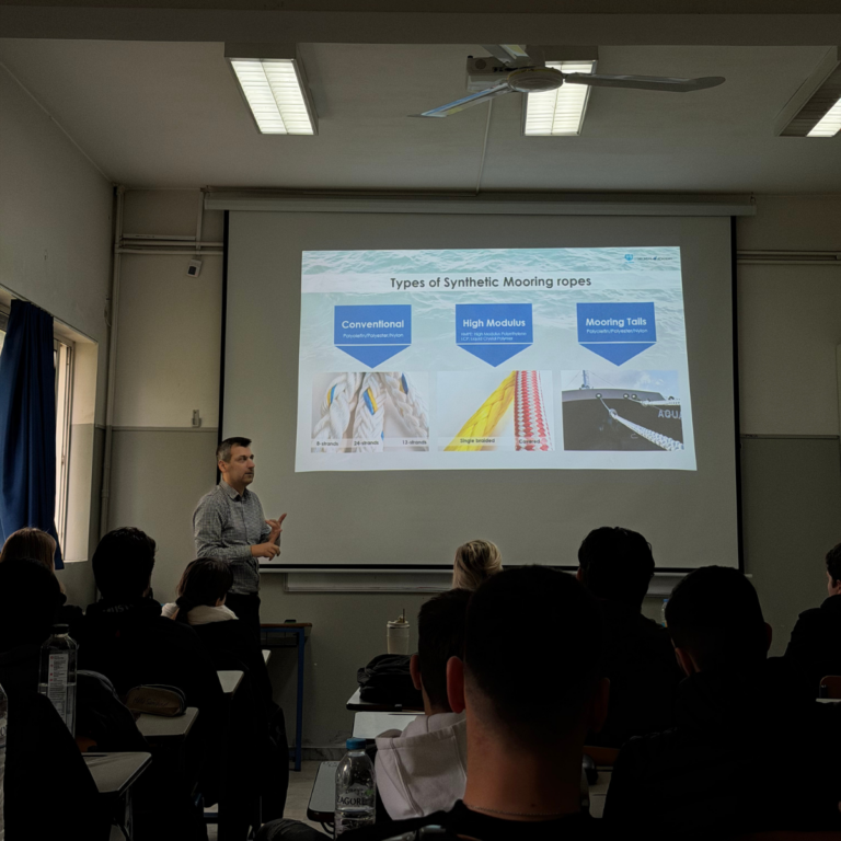 training session for safe mooring